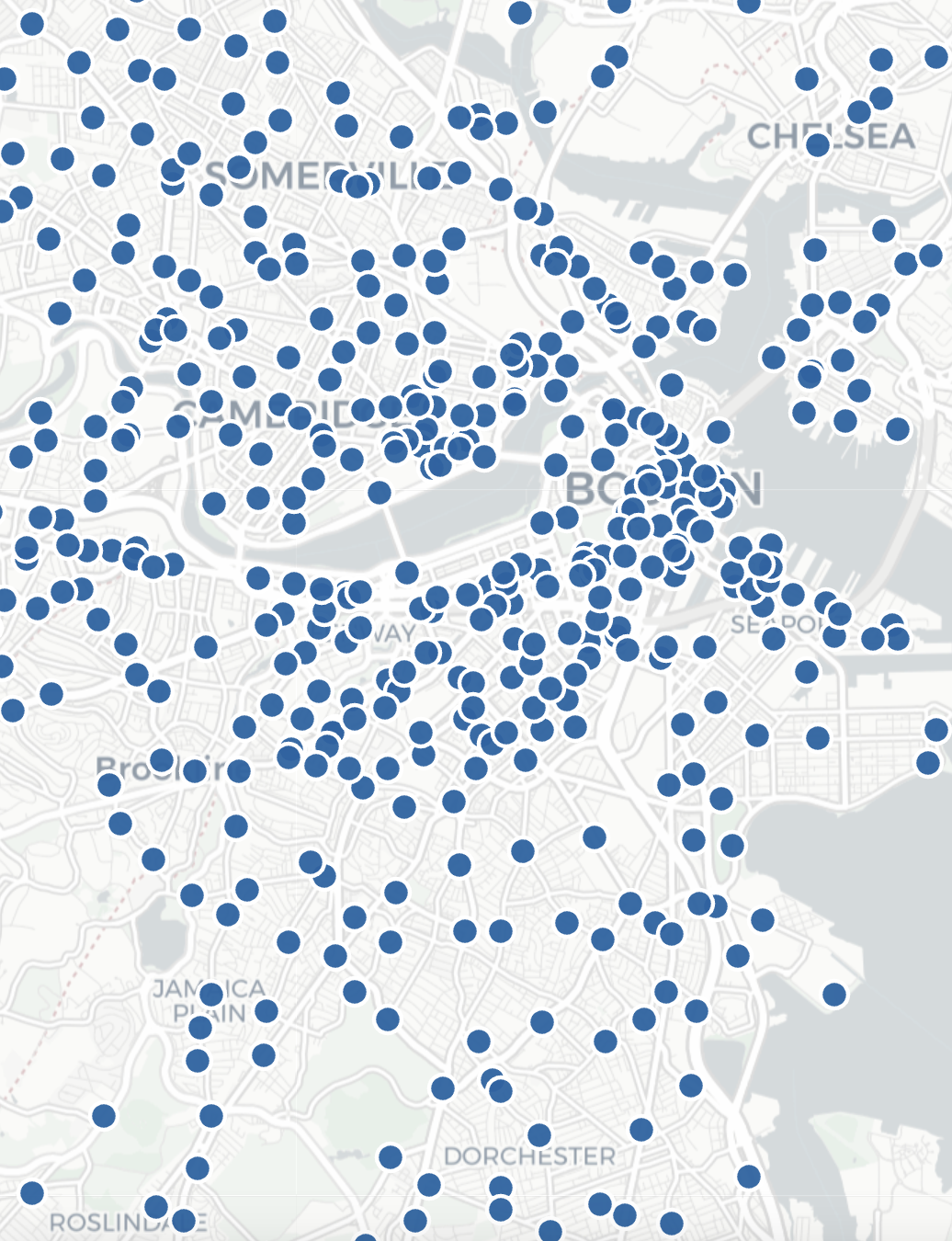 Where Are the Edges of Bluebikes?
