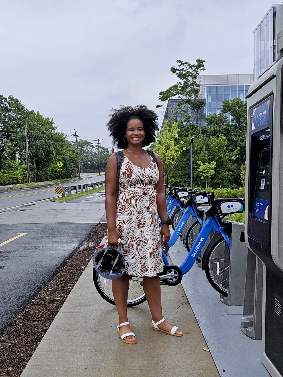 Riding in a “Regular” Dress and Sandals!
